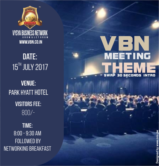 VBN Meeting - 15 July 2017