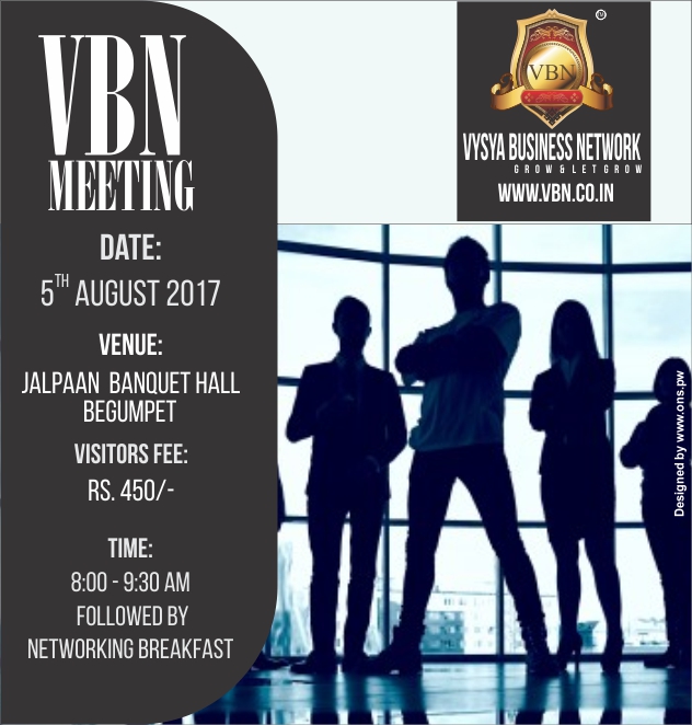 VBN Meeting - 5th Aug 2017